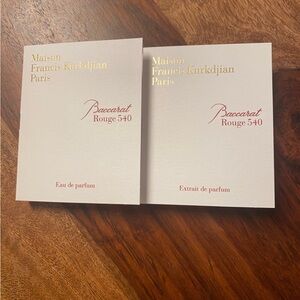 💯 authentic baccarat rouge 540 extrait sample, perfume sample.